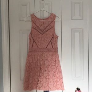 Pink Lace Dress